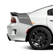 Kit de décalcomanies en vinyle bande arrière personnalisée pour Dodge Charger_2