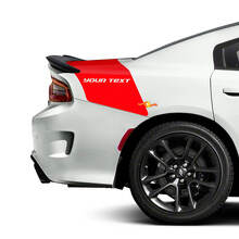 Kit de décalcomanies en vinyle bande arrière personnalisée pour Dodge Charger_3