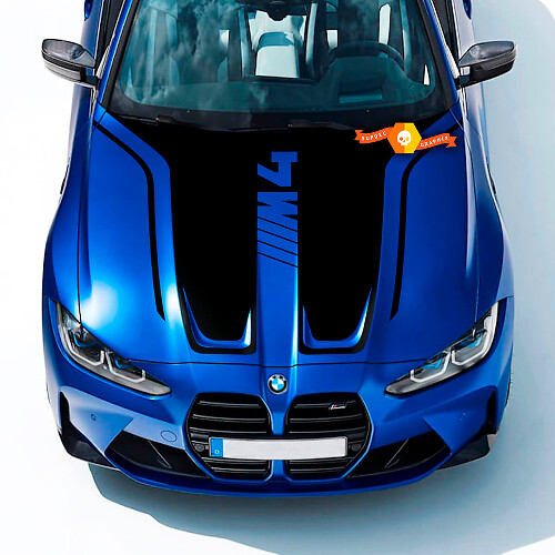 Capot pour 2021+ BMW M4 G82 G83 M3 G80 M Performance M Sticker Decal en vinyle
