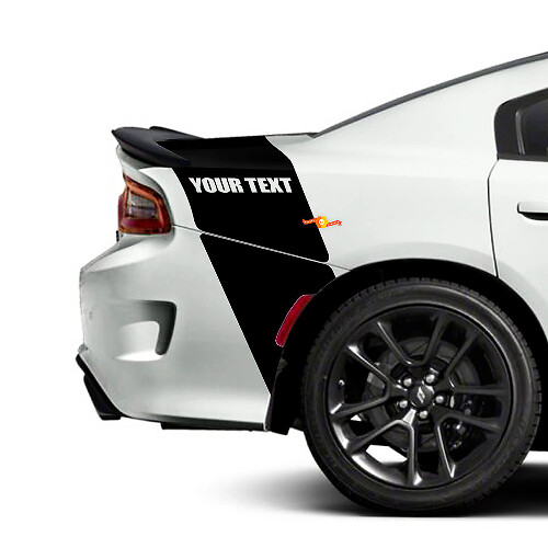 Autocollants en vinyle à rayures arrière personnalisés pour Dodge Charger