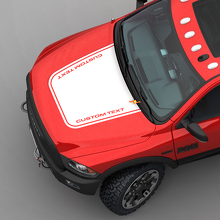 Autocollant Vinyle Graphique Bande Verticale Capot pour Dodge Ram 2500 Power Wagon 3