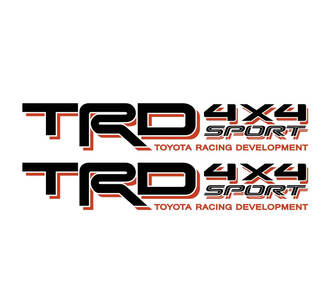 TRD 4x4 Sport Tacoma Tundra Quarter Panel Autocollants Off Road
