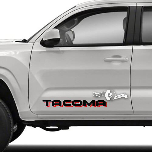 Autocollant Vinyle Lettrage Latéral Tacoma pour Toyota Tacoma