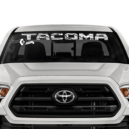 Bandeau Vinyle Topographique Pare-brise pour Toyota Tacoma