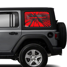 Autocollant vinyle latéral pour vitre explosée pour Jeep Wrangler 3