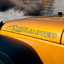 Décalcomanie en vinyle pour capot Unlimited Mountains Rubicon Sahara Wrangler_2