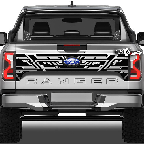 Autocollant Vinyle Style Géométrique pour Hayon Musclecar Ranger