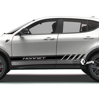 Paire Dodge Hornet Portes latérales Racing Stripes Garniture Vinyle Autocollants Autocollants
