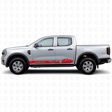 Autocollants en vinyle bandes style montagne personnalisées pour panneaux bas de caisse Musclecar Ranger_4
