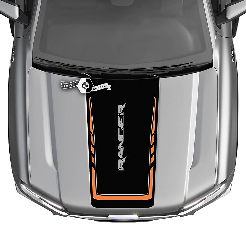 Autocollant en vinyle logo lettrage pour capot Musclecar Ranger