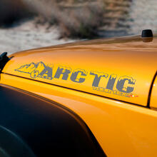 Autocollant vinyle capot Arctic Mountain pour Jeep Wrangler_2