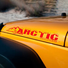Autocollant vinyle capot Arctic Mountain pour Jeep Wrangler_3