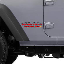 Autocollant latéral style montagnes pour Jeep Wrangler Unlimited 3