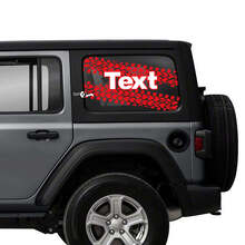 Autocollants vinyle pour lunette arrière avec double empreinte de pneu pour Jeep Wrangler Unlimited_2