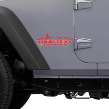 Autocollant vinyle latéral style montagnes R2-D2 pour Jeep Wrangler Unlimited_3
