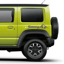 Suzuki JIMNY Mountains Graphiques latéraux Autocollants de portes Autocollant logo
 2