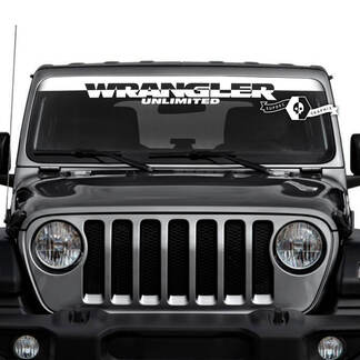 Jeep Wrangler Unlimited Pare-brise Logo Décalcomanies Graphiques en vinyle
