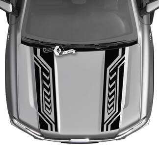 Ford Ranger Hood Logo Géométrie Truck Stripes Split Graphics Décalcomanies
