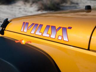Jeep WILLYS Wrangler Unlimited CJ TJ YJ JK XJ JL Sticker autocollant toutes couleurs
