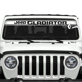 Jeep Gladiator pare-brise Logo garniture ligne décalcomanies graphiques en vinyle
