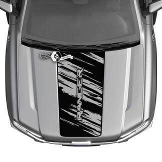 Ford Ranger Capot arrière Montagnes Détruit Logo Mud Truck Stripes Graphiques Décalcomanies
