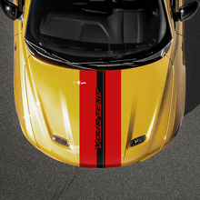 Autocollant vinyle personnalisé bande capot pour Dodge Hornet_2