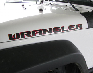 2 Wrangler Rubicon jeep CJ TJ YJ JK XJ JL Autocollant en vinyle