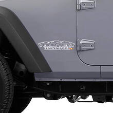 Kit de décalcomanies latérales personnalisées style montagne pour Jeep Wrangler Unlimited_2