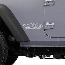 Jeep Mountain Wrangler Unlimited CJ TJ YJ JK XJ Sticker autocollant toutes les couleurs #5 2