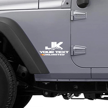 Décalcomanie en vinyle style montagne JK pour Jeep Wrangler Unlimited 2