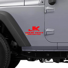 Décalcomanie en vinyle style montagne JK pour Jeep Wrangler Unlimited 3