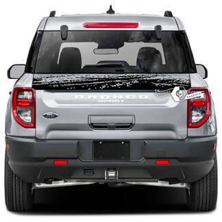 Ford Bronco Hayon Lit Dazzle Peinture Splash Mud Wrap Autocollants Autocollants
