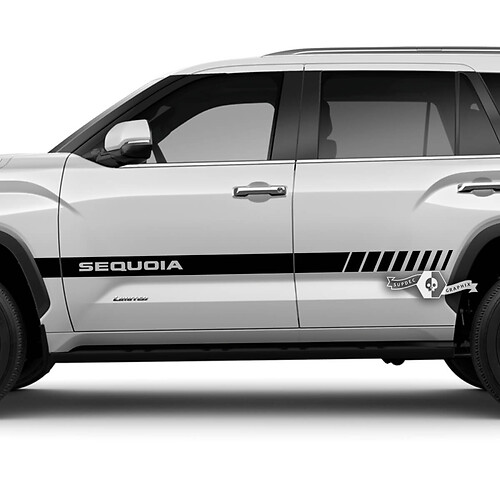 Toyota Sequoia Hood Off Road Mud Wrap Autocollants en vinyle pour Toyota Sequoia

