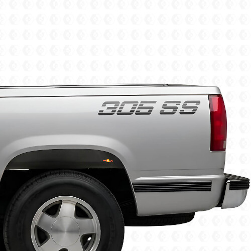 Ensemble d'autocollants en vinyle 305 SS pour flancs de camionnettes Chevrolet
