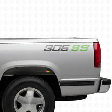Ensemble d'autocollants en vinyle 305 SS pour flancs de camionnettes Chevrolet_6