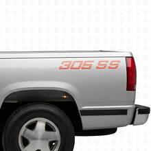 Ensemble d'autocollants en vinyle 305 SS pour flancs de camionnettes Chevrolet_7