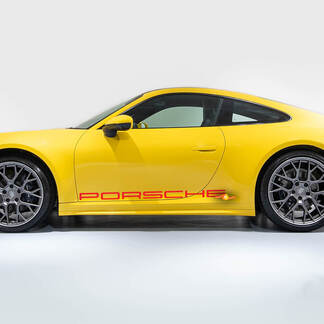 Autocollant de décalcomanie de portes latérales Porsche 911 2023
