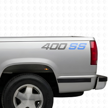 Jeu d'autocollants en vinyle 400 SS pour panneaux latéraux de Chevrolet Trucks_3