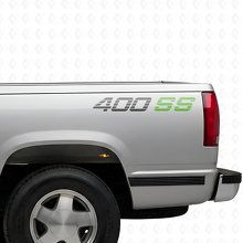 Jeu d'autocollants en vinyle 400 SS pour panneaux latéraux de Chevrolet Trucks_5