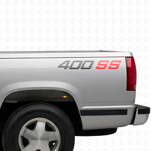 Jeu d'autocollants en vinyle 400 SS pour panneaux latéraux de Chevrolet Trucks_7