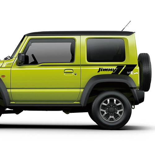 Suzuki JIMNY Side Lines graphiques Portes autocollant Logo autocollant
