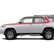 Autocollant en vinyle pour fenêtre latérale de Style topographique, rayures de carrosserie, adapté à Toyota 4Runner 13-24 TRD cinquième génération 2
 2