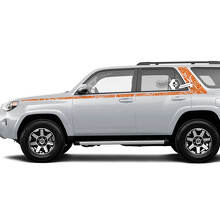 Autocollant Vinyle Latéral à Lignes de Style Topographique Pour Toyota 4Runner Gen 5 2
