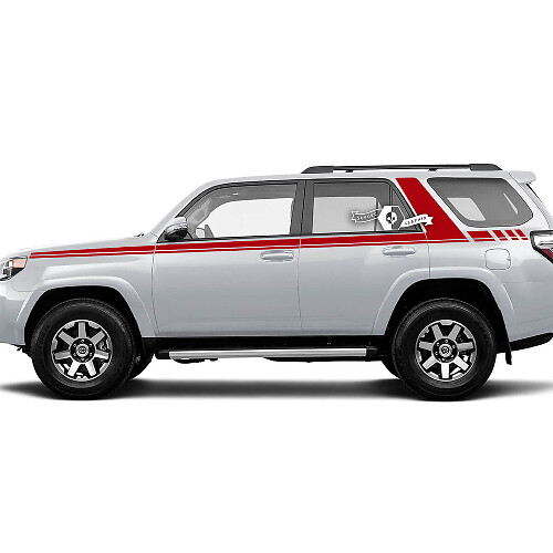 Autocollant Vinyle Latéral à Rayures Décoratives Pour Toyota 4Runner TRD Gén 5