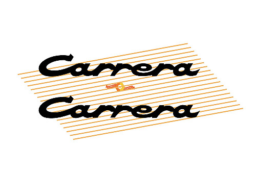 Autocollant Carrera Arrière PORSCHE
