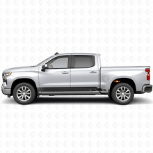 Bandes en vinyle superposées pour portières et bas de caisse Chevrolet Silverado 1500 T1XX 2019-2026_2