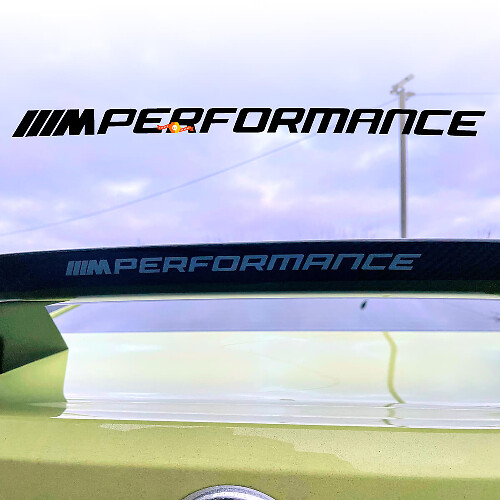 Autocollant Vinyle Becquet Arrière Style M Performance pour BMW G80 G82