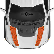 Nouveau Ford Raptor 2023 Сontour Map F150 SVT Hood Vinyl Decals Graphics Vinyl Stickers kit stripe 2022+
 3