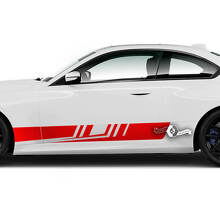 Paire BMW M2 M240 G42 F22 F87 M Performance Bande latérale Portes Stripe Vinyl Decal Sticker
 2