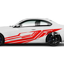 Paire BMW M2 M240 G42 F22 F87 M Performance Wrap Splash Side Fender Portes Vinyle Autocollant Autocollant
 2